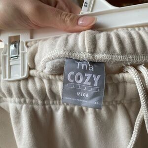 Tna Cozy Fleece Sweatpants - Cream